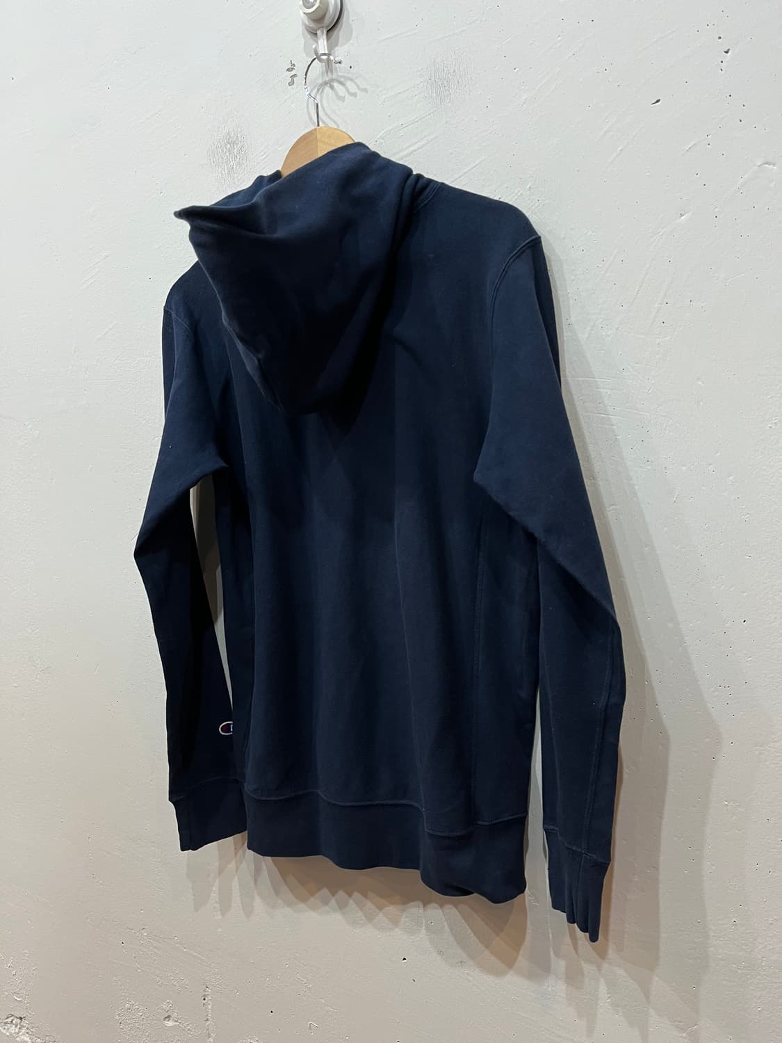 챔피온 리버스위브 후드 네이비  상품이미지3