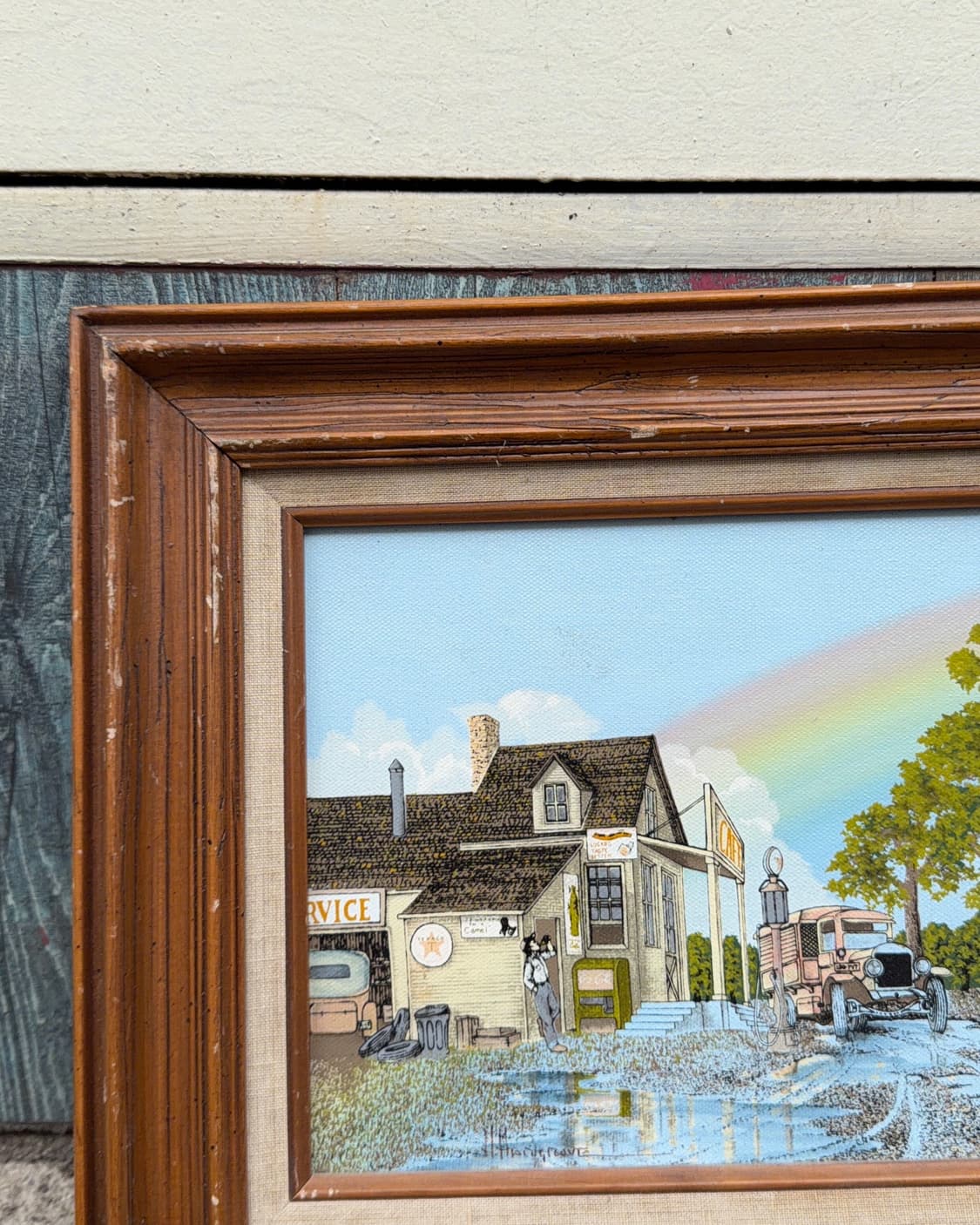 빈티지 소품 멕시코 오일 캔버스 액자 상품이미지2