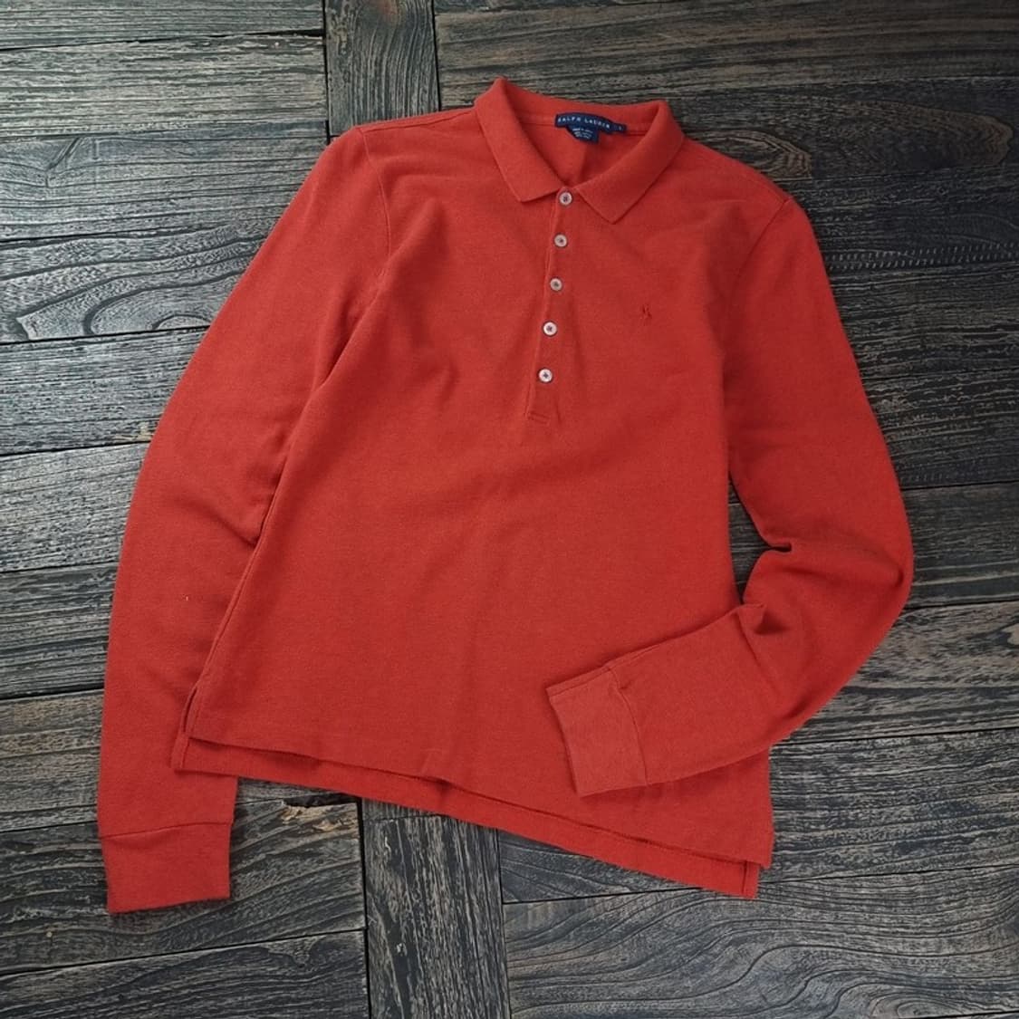 [폴로 랄프로렌] 포니 로고 자수 긴팔 카라티 M18336 상품이미지1