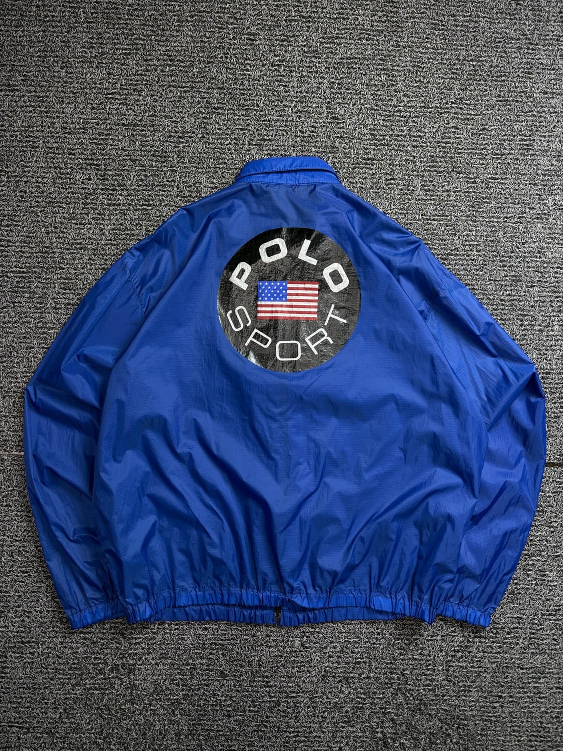 90s 폴로스포츠 올드스쿨 빅로고 우븐 박시핏 하드쉘 자켓 2083 상품이미지4