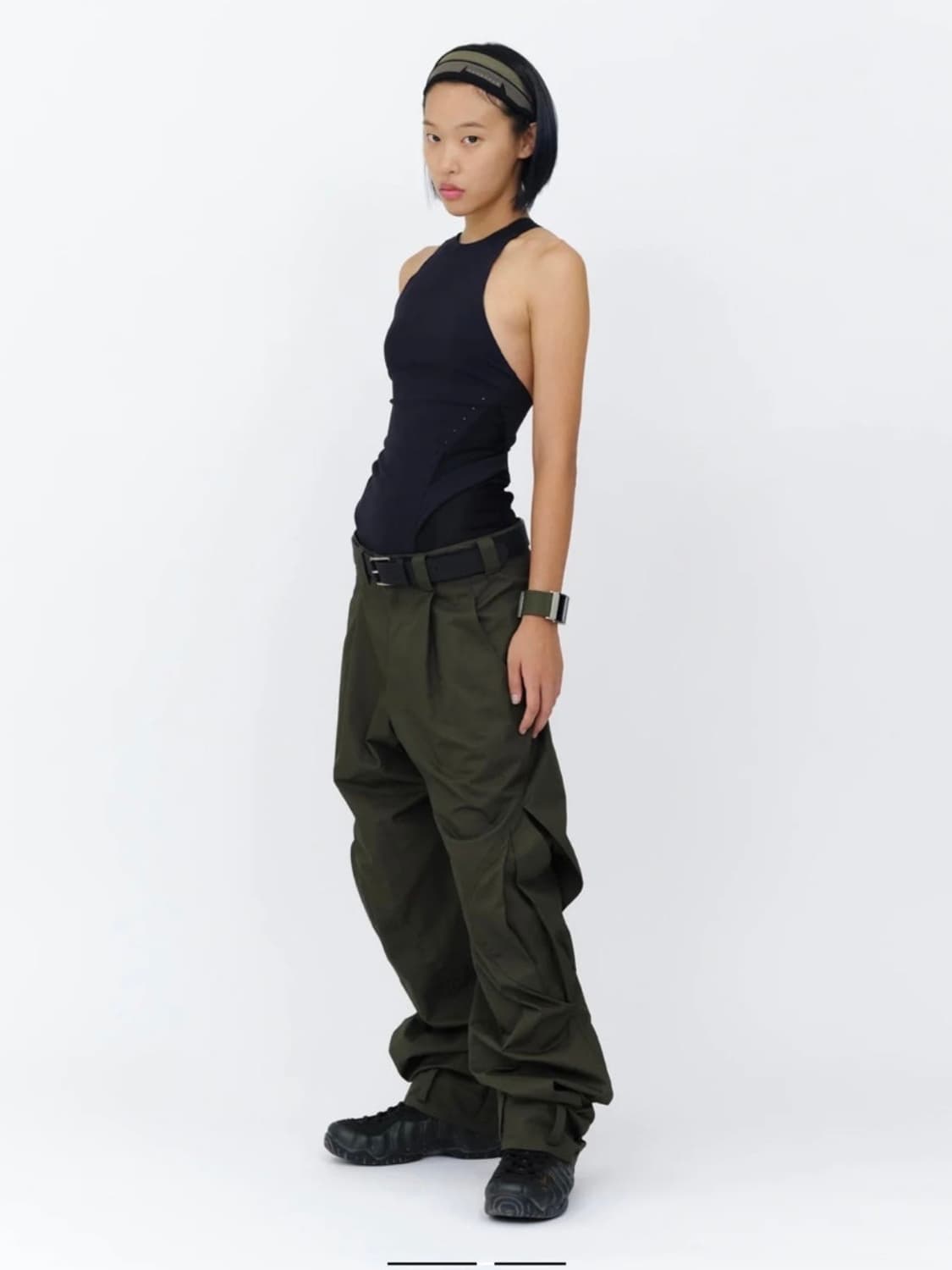 HYEINSEO Cargo pants black 상품이미지2