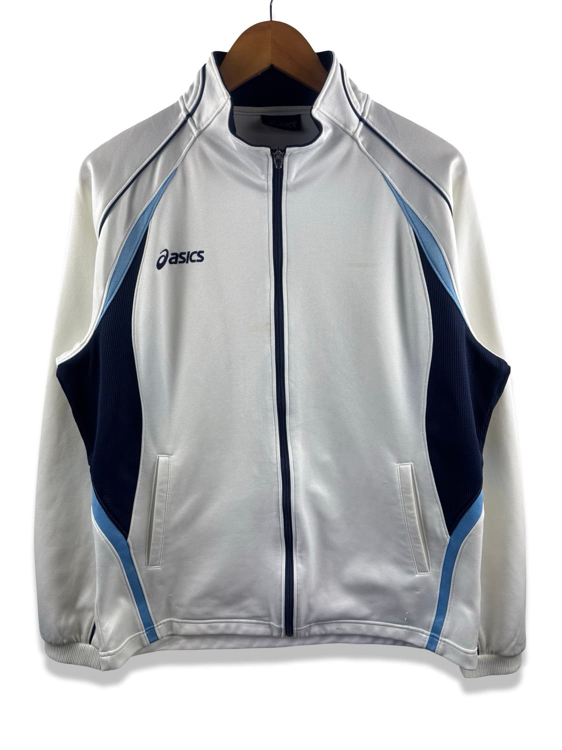 아식스 흰하 트랙탑져지3104 상품이미지1