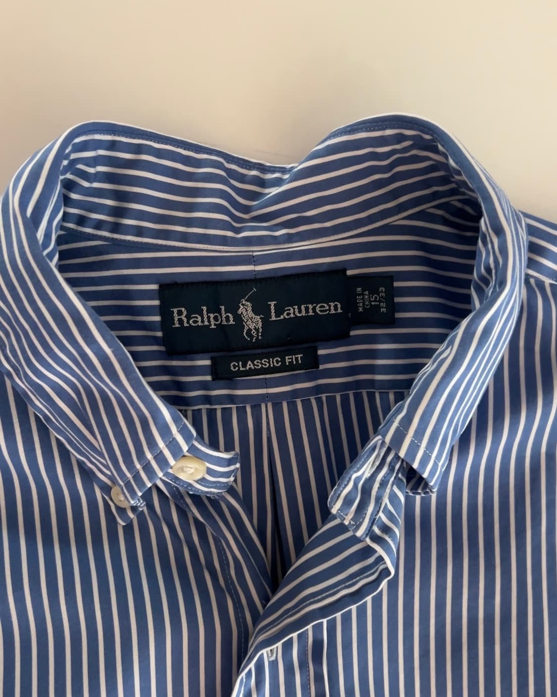 폴로 랄프로렌 블루 스트라이프 셔츠 15 상품이미지2