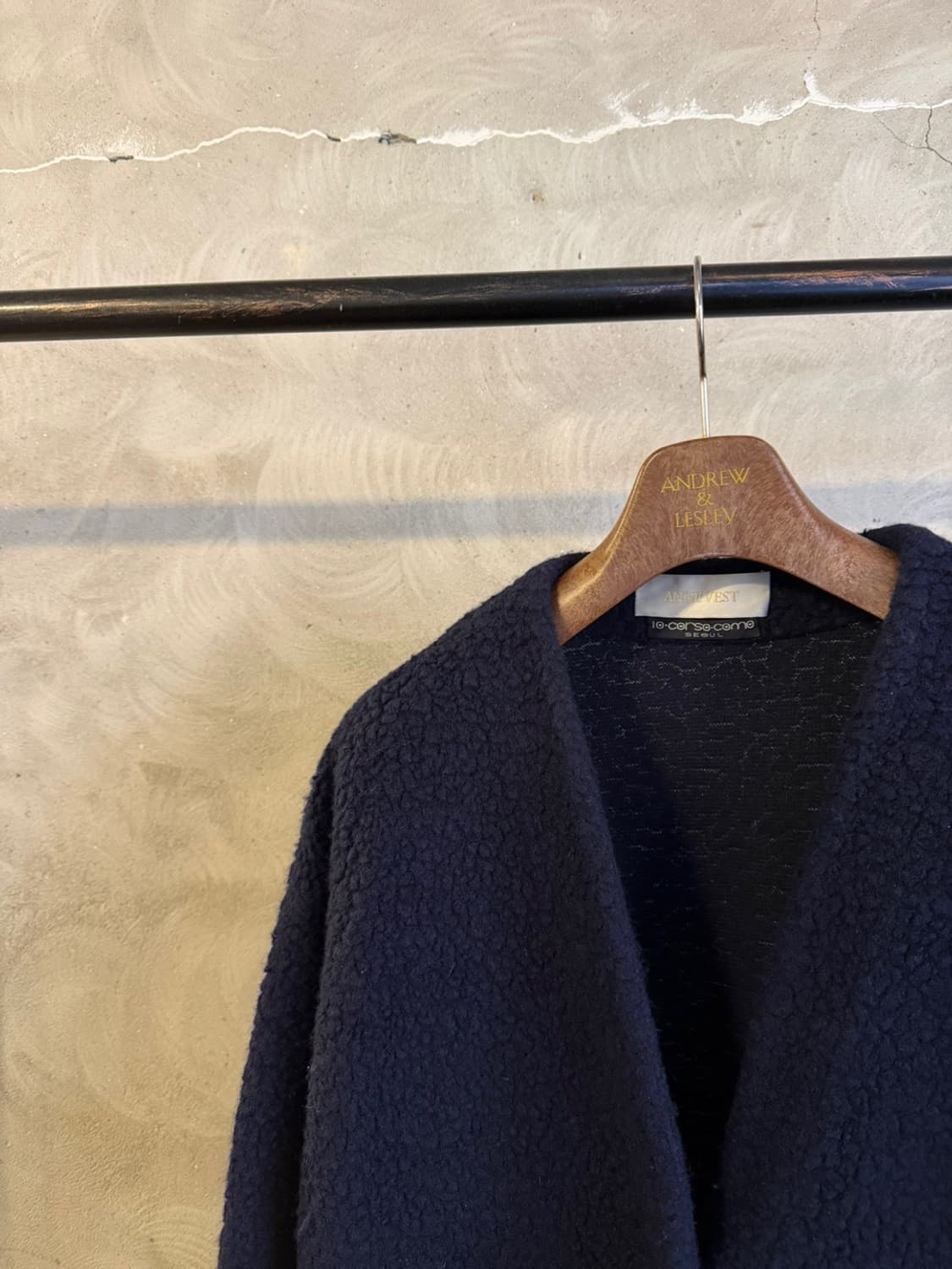 ANNE VEST 시어링 가디건 55~66 상품이미지2