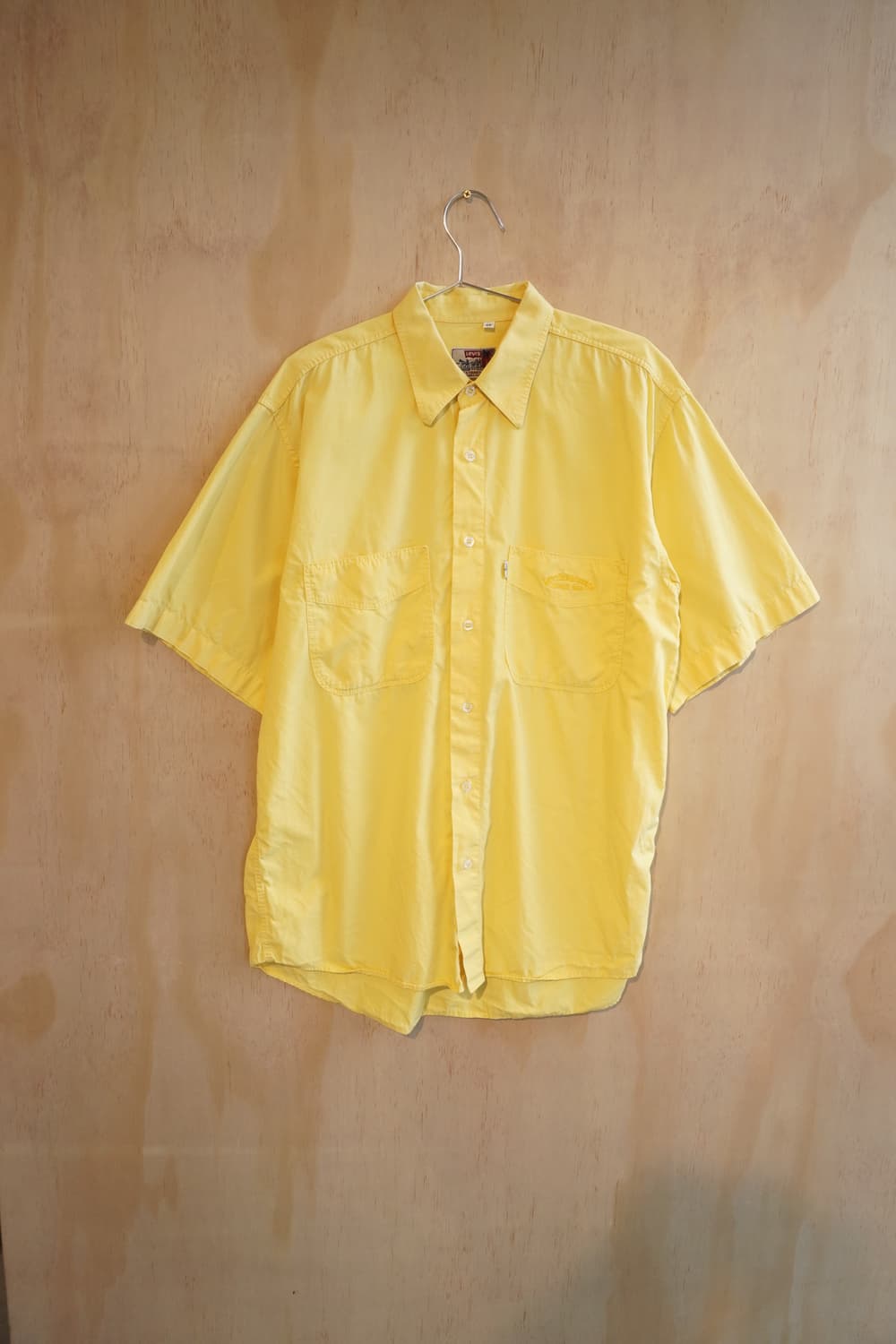 90s 리바이스 옐로우 더블 포켓 셔츠 Levi’s 상품이미지1