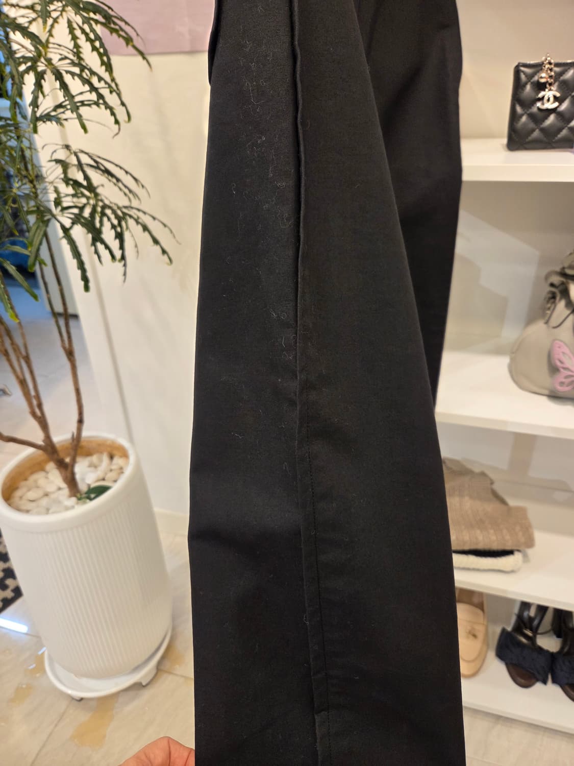 럭키슈에뜨 와이드 코튼 팬츠 상품이미지4