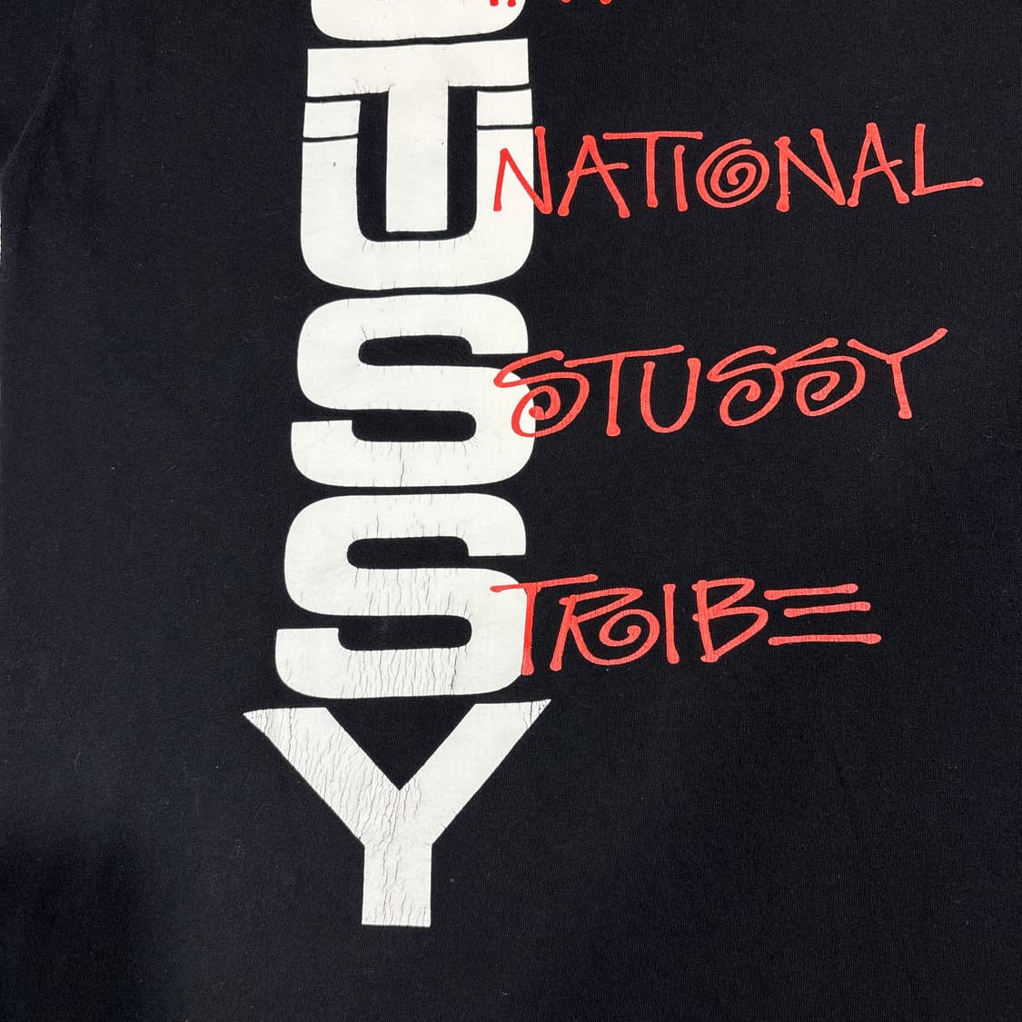 스투시 블랙 레터링 반팔 티셔츠 상품이미지4