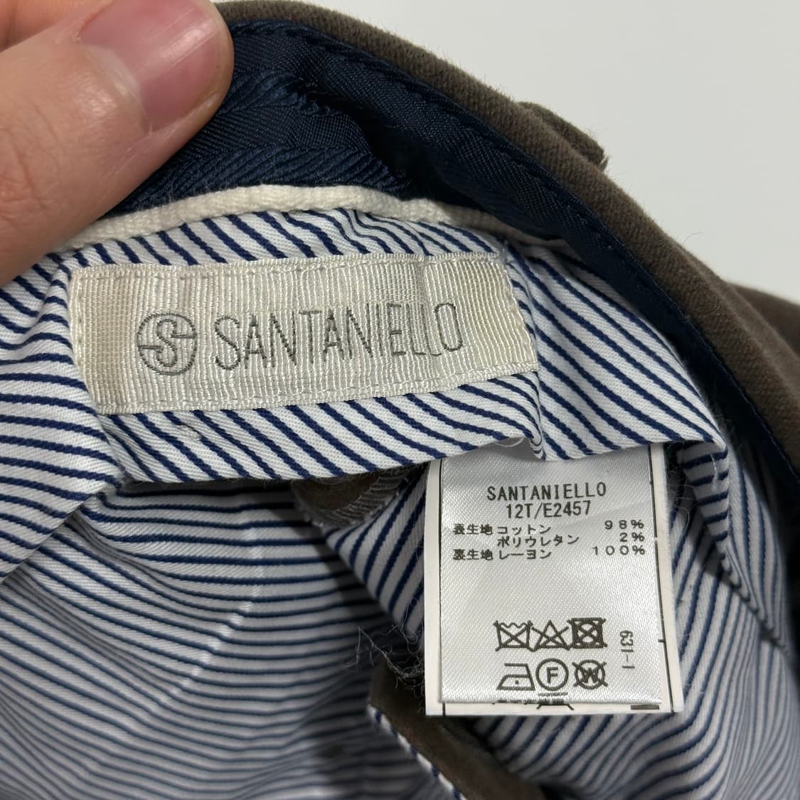 Santaniello 테일러드 치노 팬츠 상품이미지6