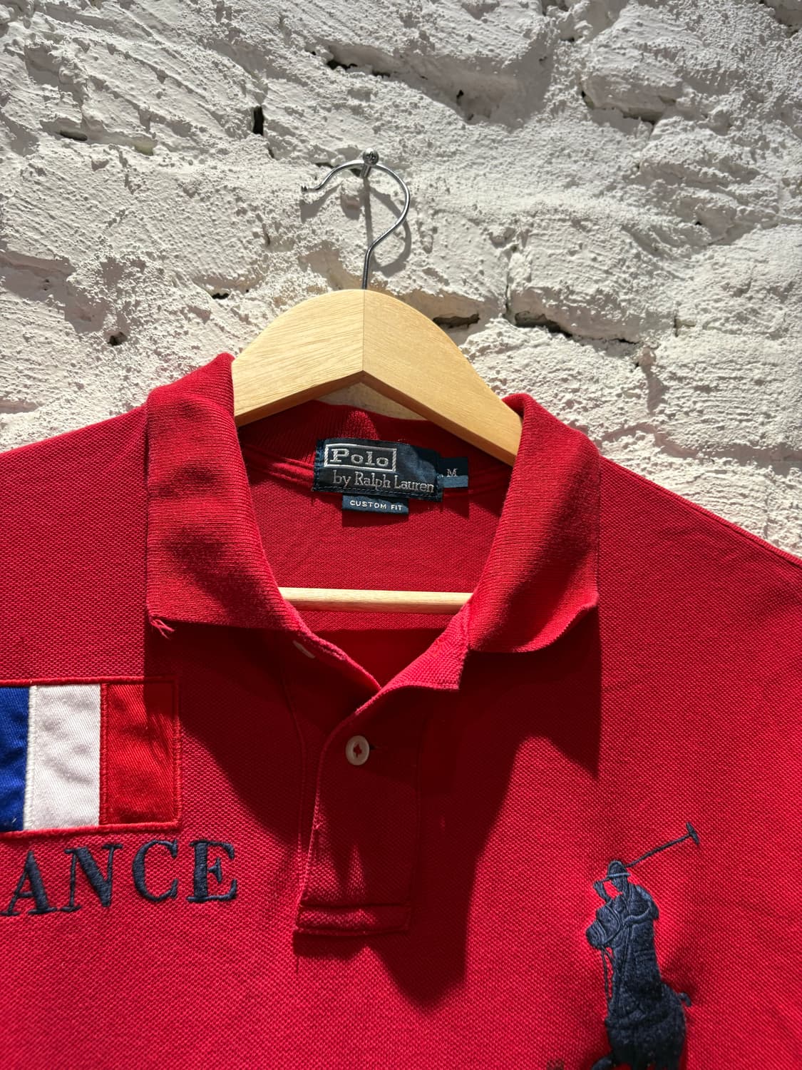 폴로 빅포니 프랑스 치프키프 커스텀 카라 슬리브 럭비티 상품이미지4