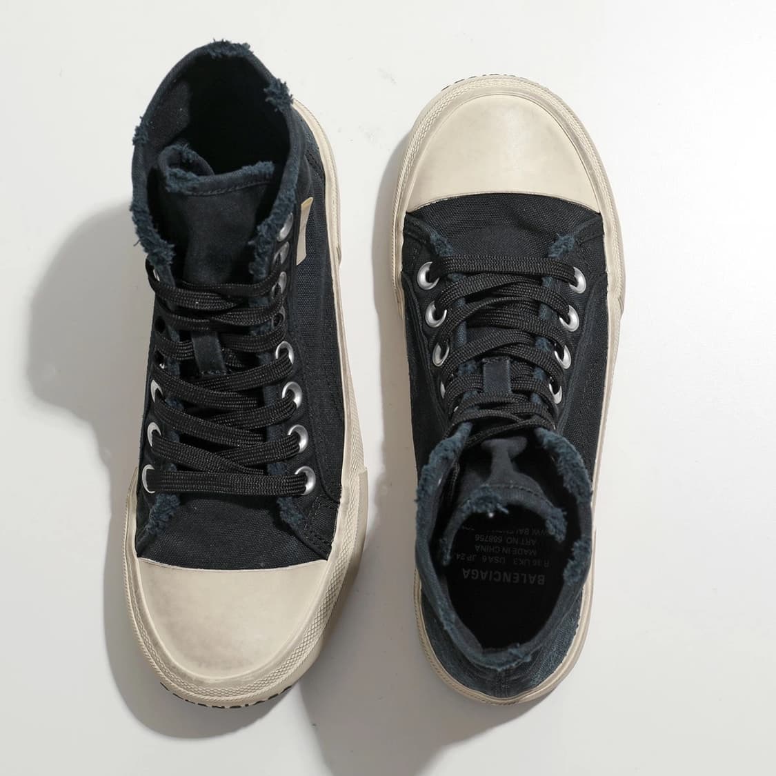 발렌시아가 파리 PARIS 하이탑 스니커즈 블랙 상품이미지4