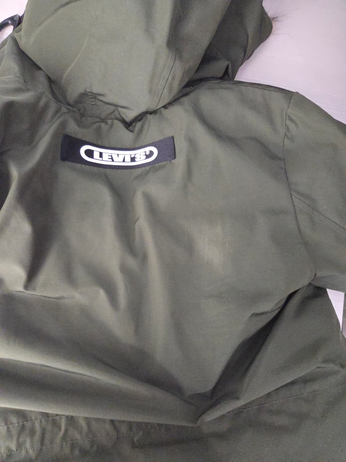 리바이스 구스다운 카키 야상 패딩 상품이미지7