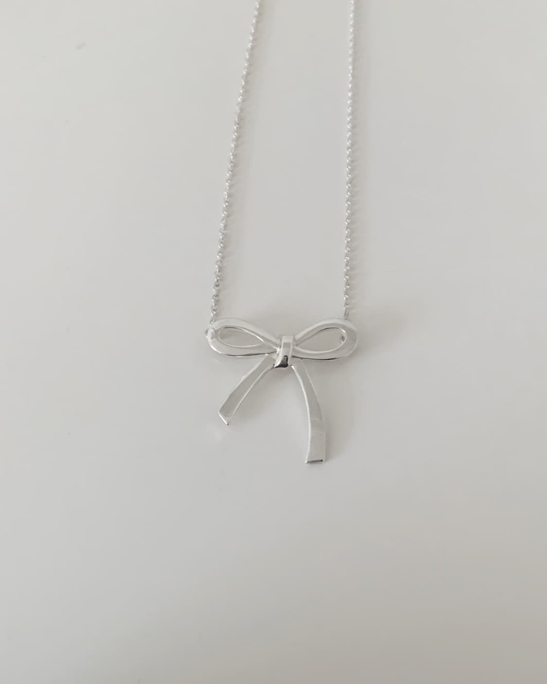 [ 티파니앤코 ]  티파니 신슬기 리본 라지 사이즈 목걸이 상품이미지9