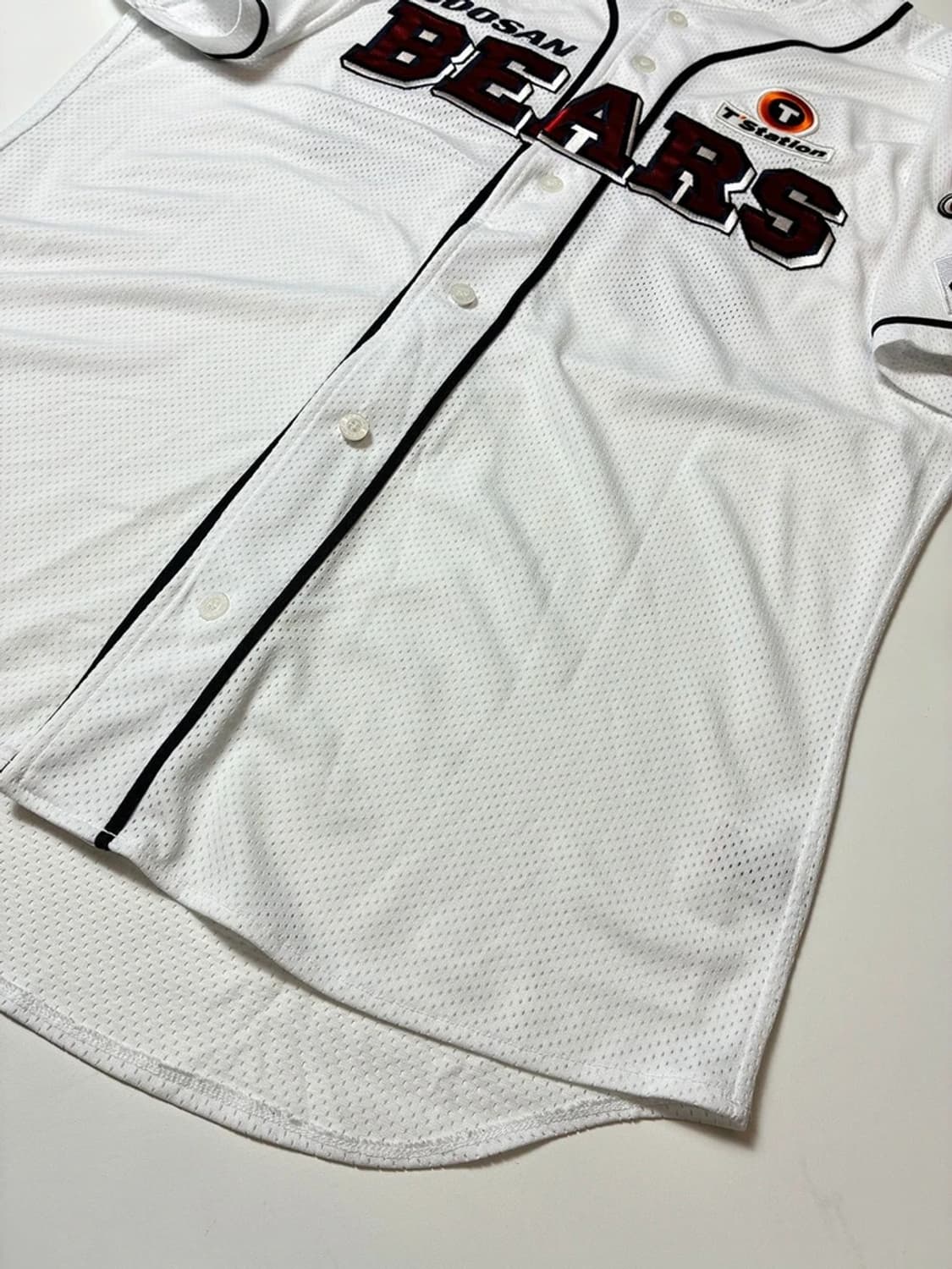 휠라 x 두산베어스 구장의 109 반팔 야구 유니폼 PN8695 상품이미지6