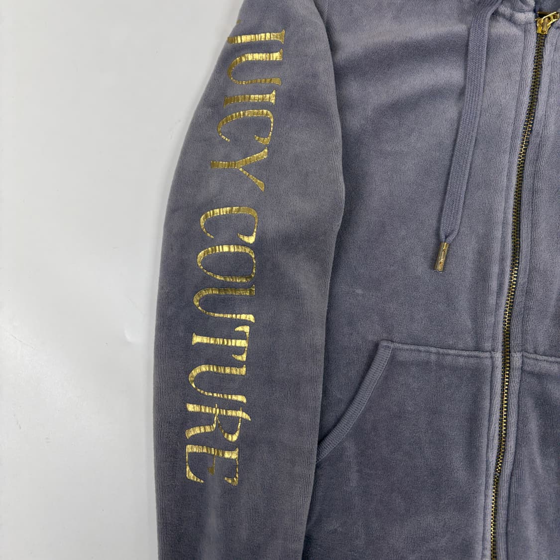 주씨 꾸띄르 벨벳 후드집업 상품이미지6