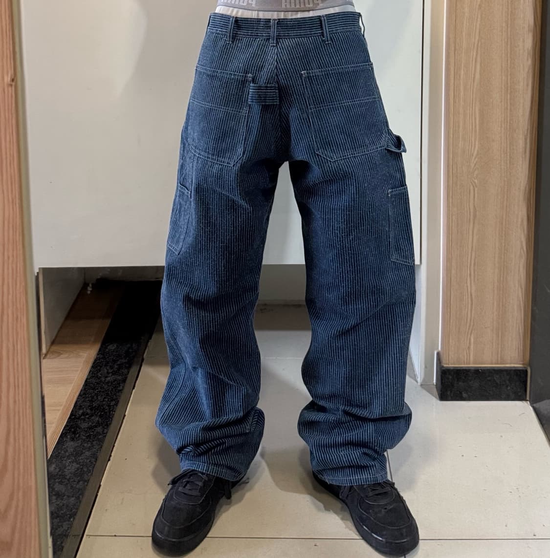 요지야마모토 히코리 카펜터 팬츠 상품이미지1