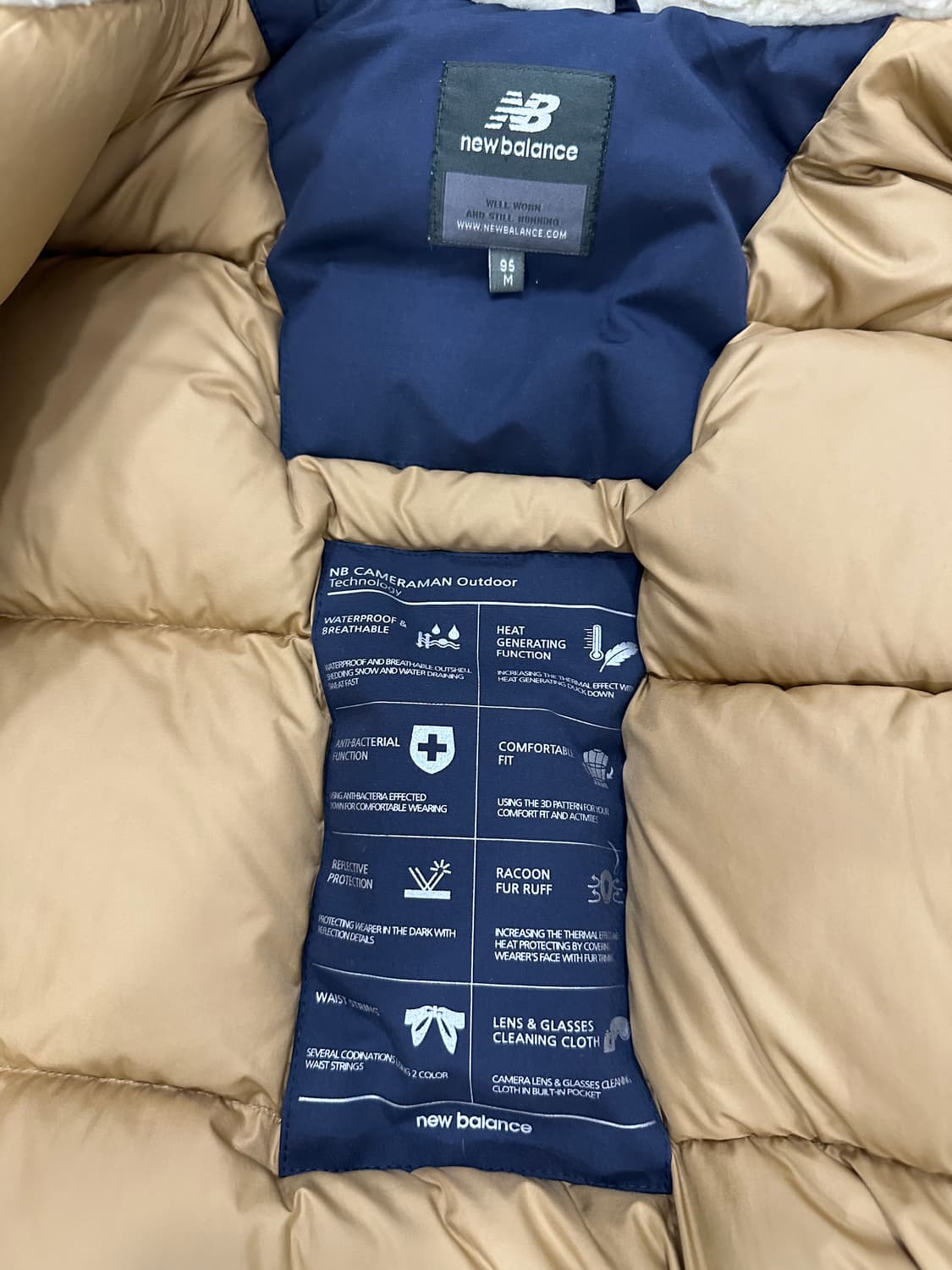 뉴발란스 패딩 M 상품이미지2