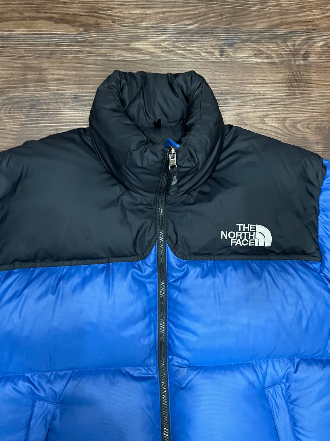 노스페이스 700 눕시 구스다운 푸퍼 패딩 블루 상품이미지2