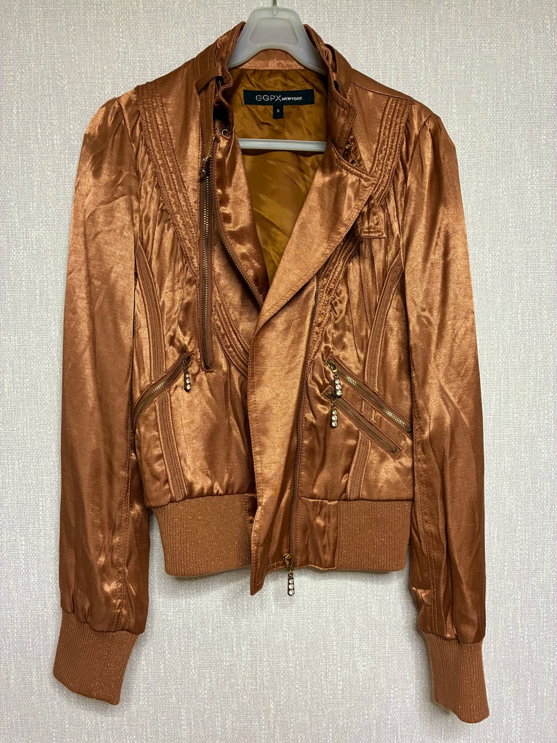 Pink satin jaket 상품이미지1