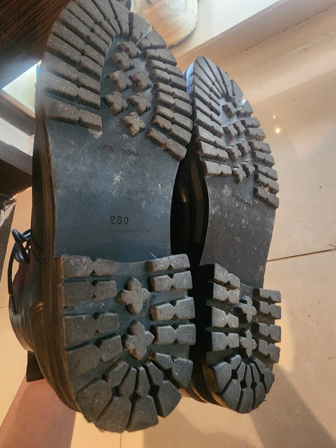 커스텀 에이드 소가죽 코만도 워커 루카스 팜. 280mm 군화 부츠 상품이미지8