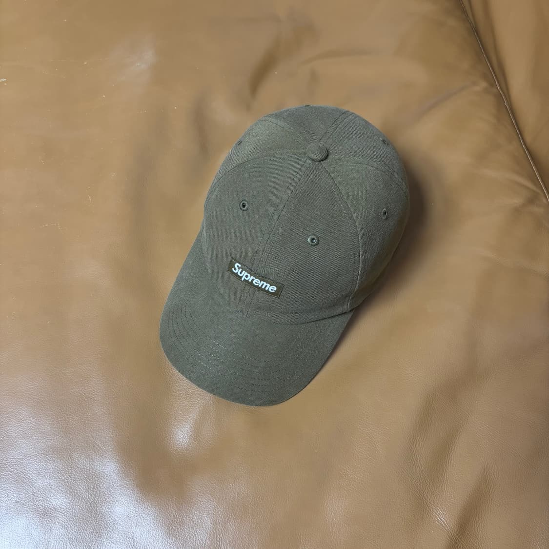 슈프림 6패널 볼캡 모자 코듀라 올리브 상품이미지5