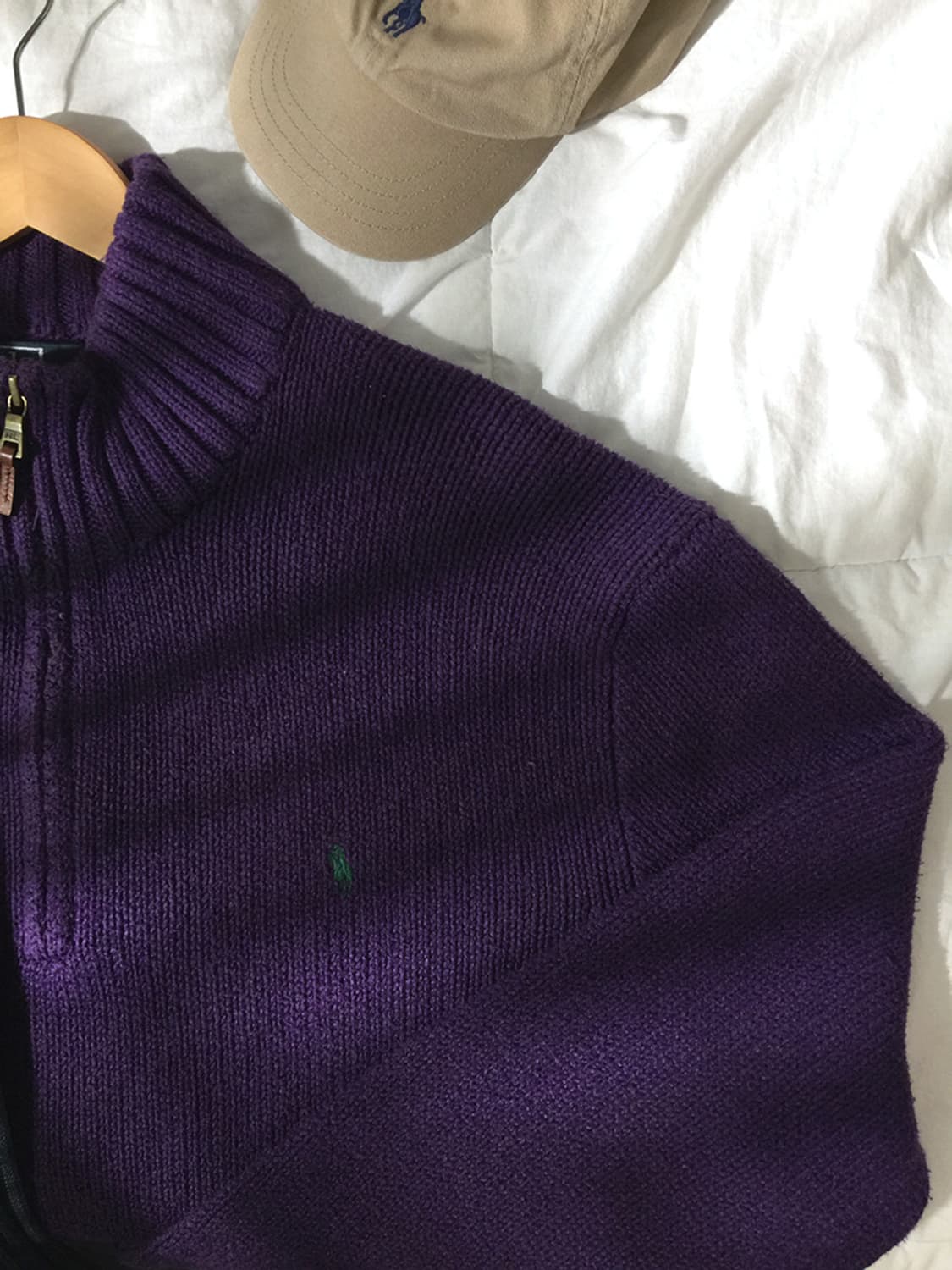 (MAN) 폴로랄프로렌 반집업 니트스웨터 XL  상품이미지2