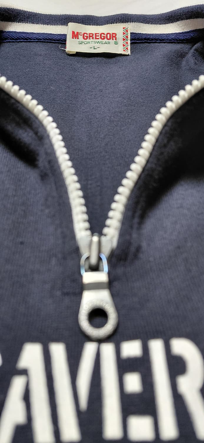 맥그리거(McGREGOR) 빈티지 반집업 카라 티셔츠 (L) 상품이미지5