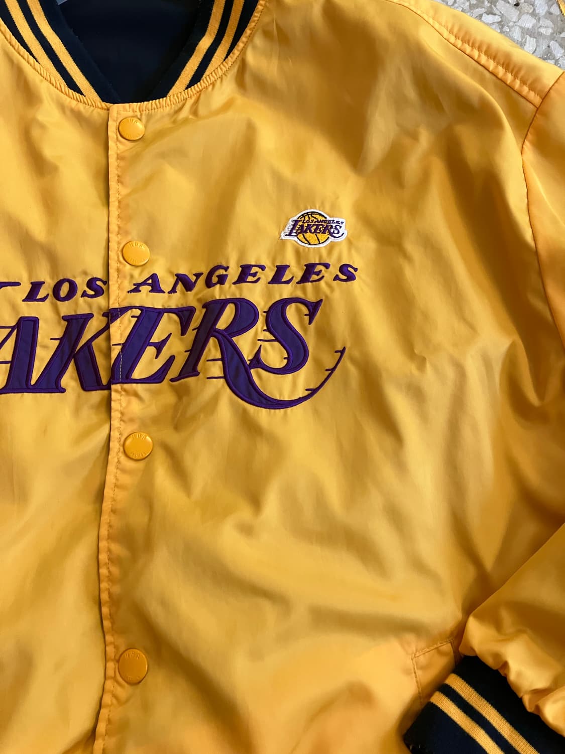 LA레이커스 리버시블 바시티 자켓 lakers 상품이미지6