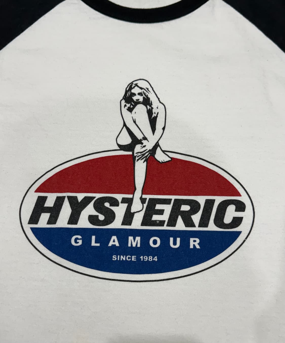 히스테릭 글래머 히스걸 라글란 7부 롱슬리브 티셔츠 상품이미지2