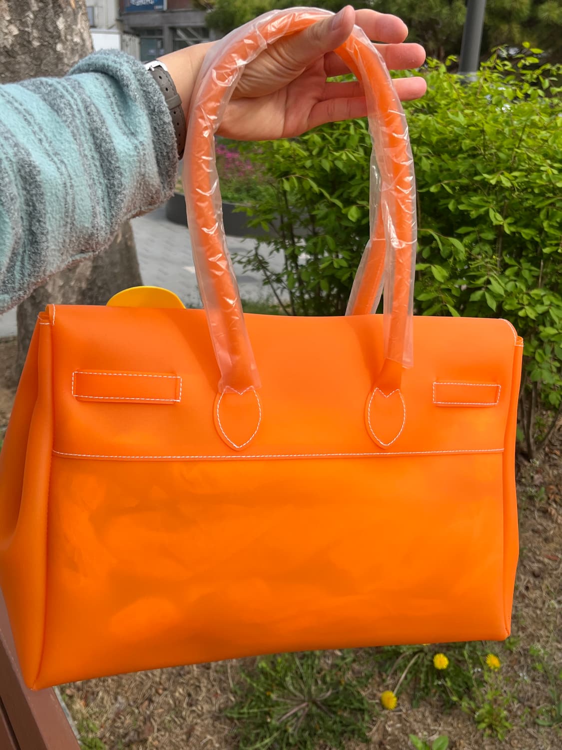 오렌지 빈티지 젤리버킨 🍊 상품이미지7