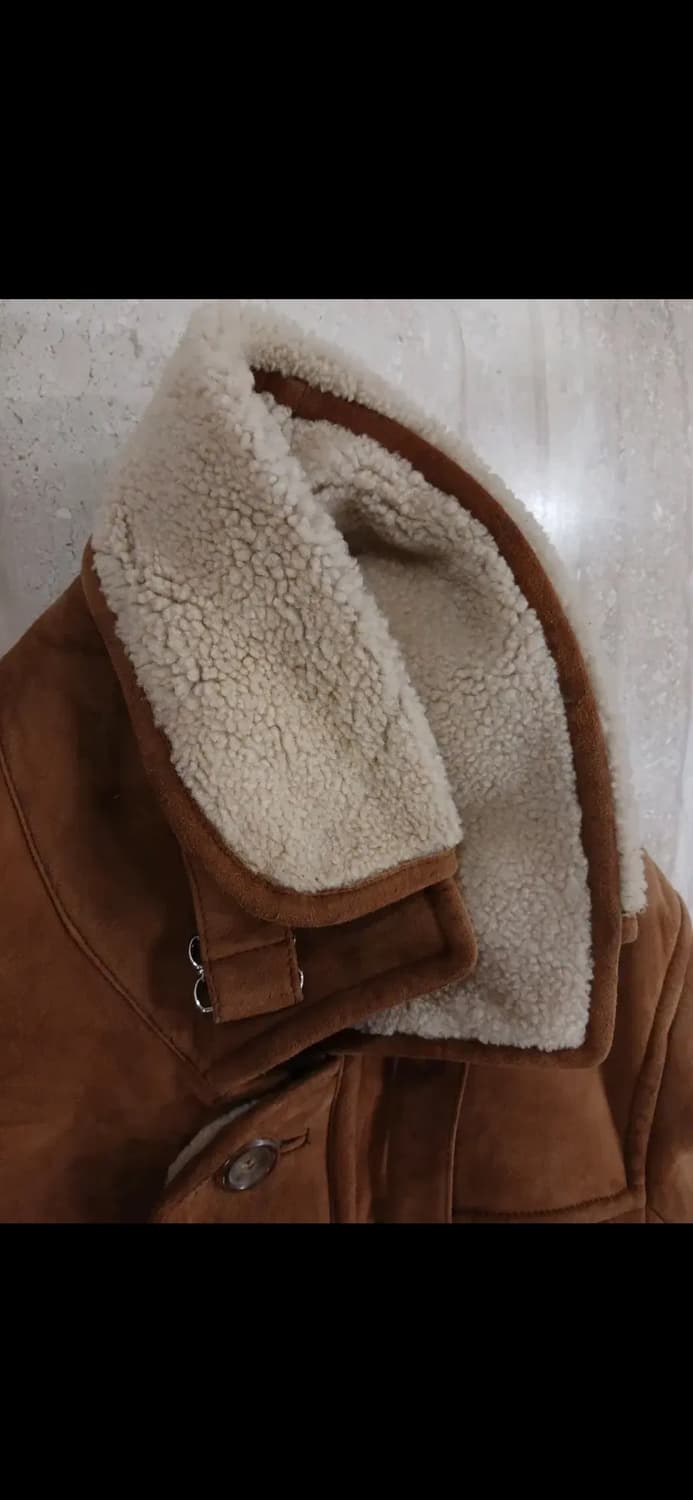 YSL rive gauche SHEARLING FUR COAT 상품이미지4