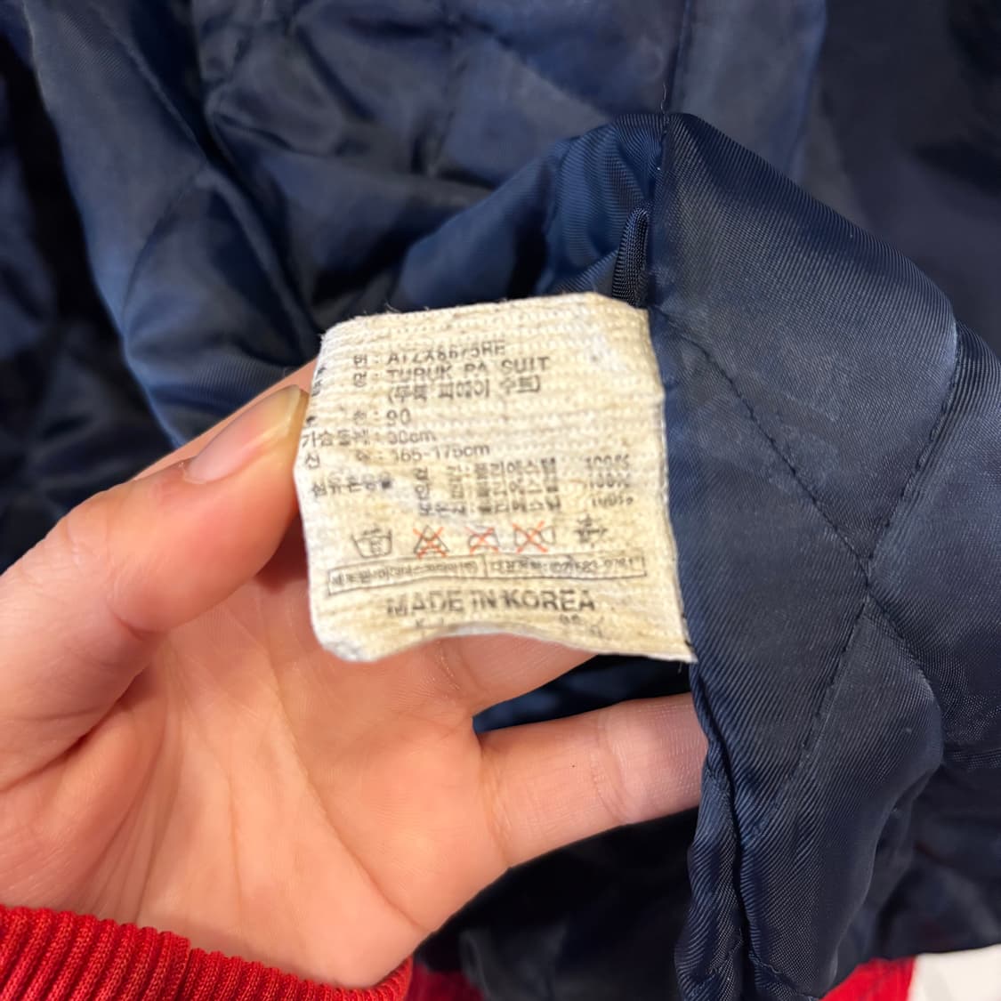 아디다스 올드스쿨 이너퀄팅 후드 배색 자켓 상품이미지9