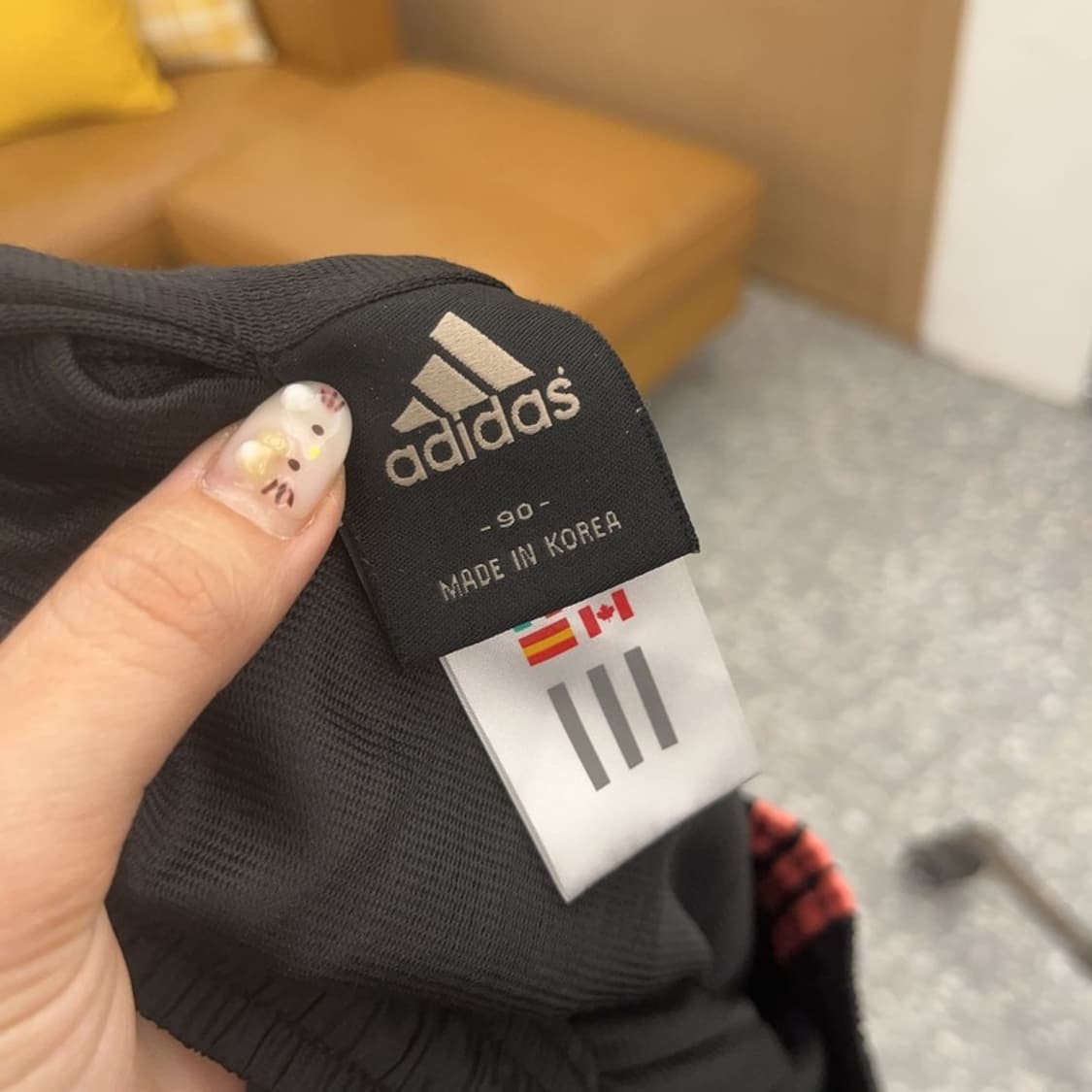 아디다스 블랙핑크 우븐 트랙팬츠 츄리닝바지 90 C06401 상품이미지6