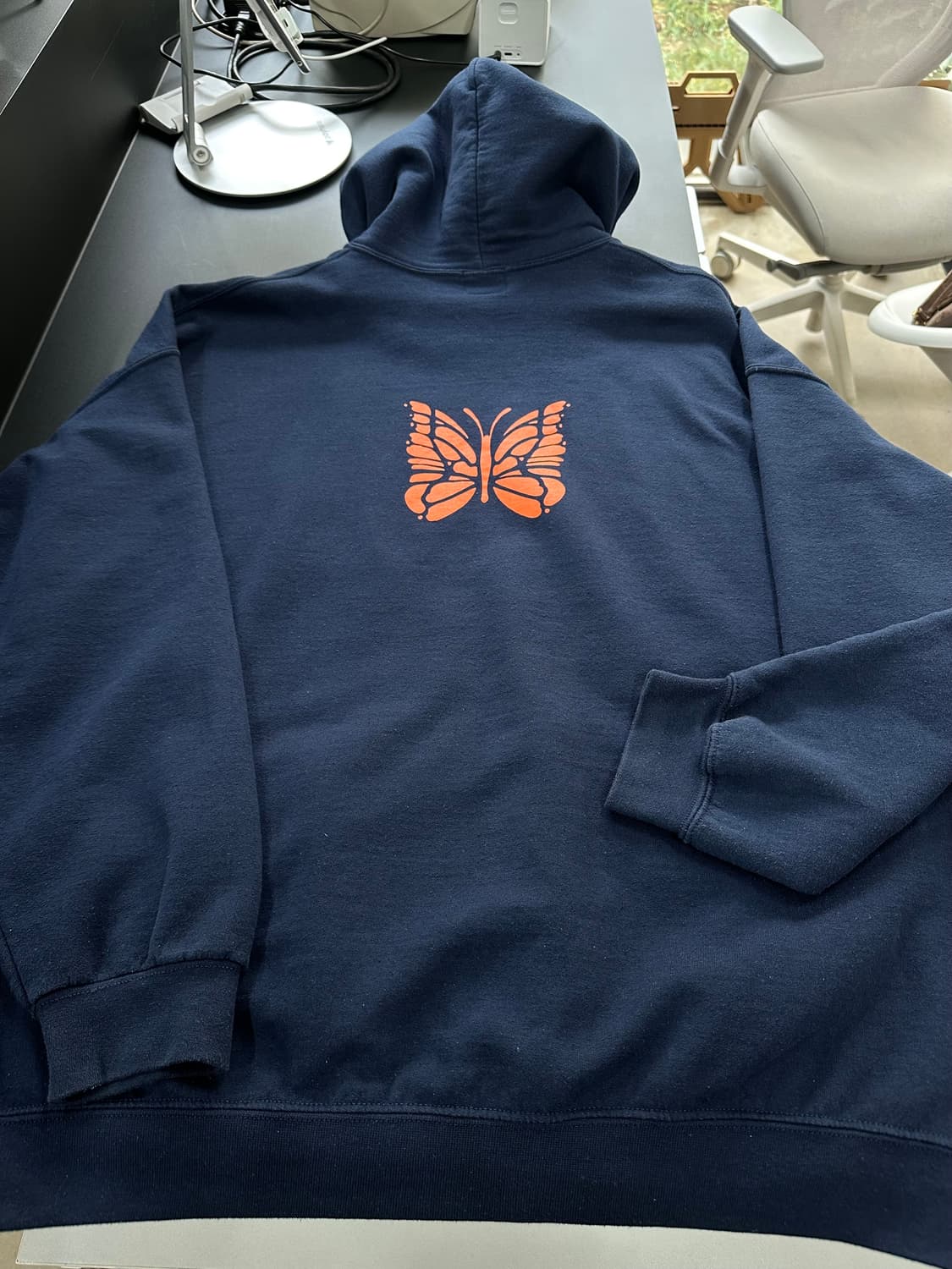 니들스 21AW Jeans Factory 버터플라이 후드티 상품이미지7