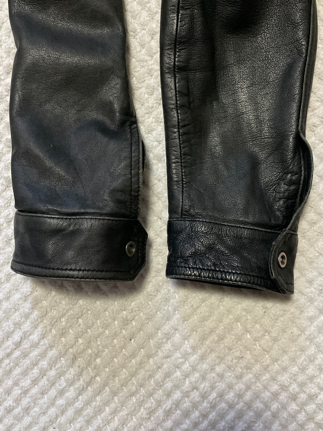 광희시장 웨스턴 무드 램스킨 양가죽 레더 자켓 브라운 상품이미지7