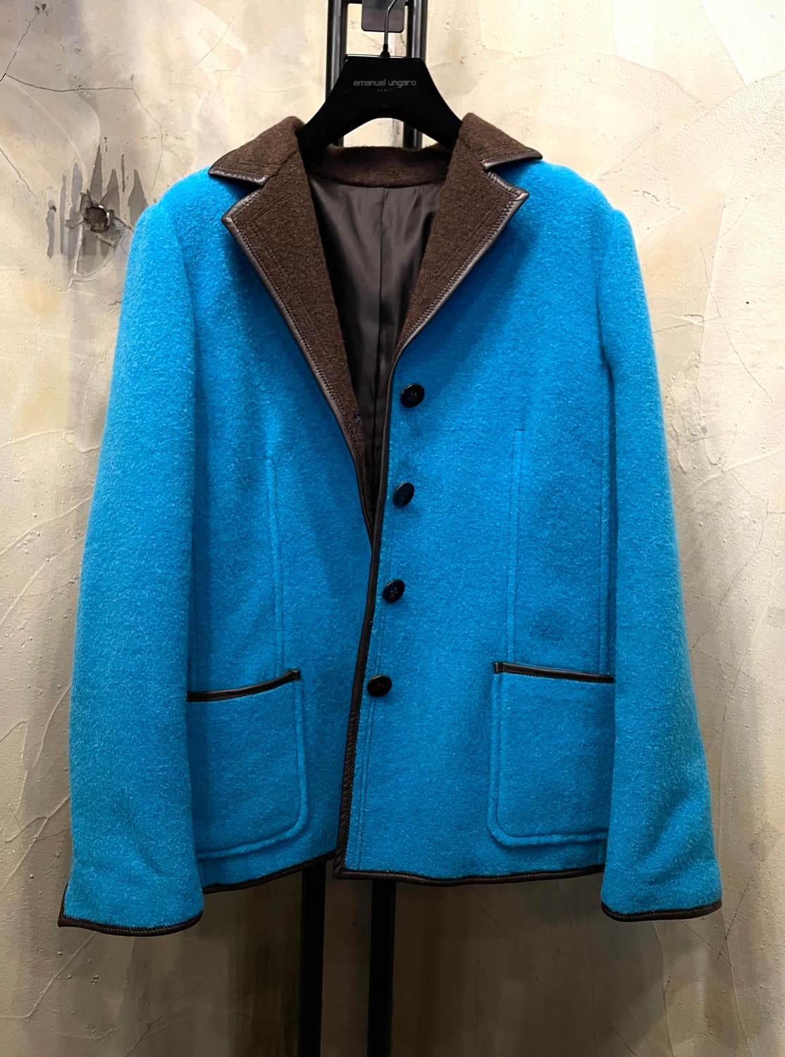 정품))77~88 이따리아나 울, 알파카 자켓 상품이미지1