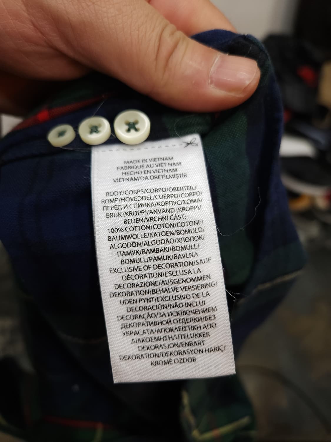 폴로 랄프로렌 클래식핏 타탄체크 셔츠
​
 상품이미지4