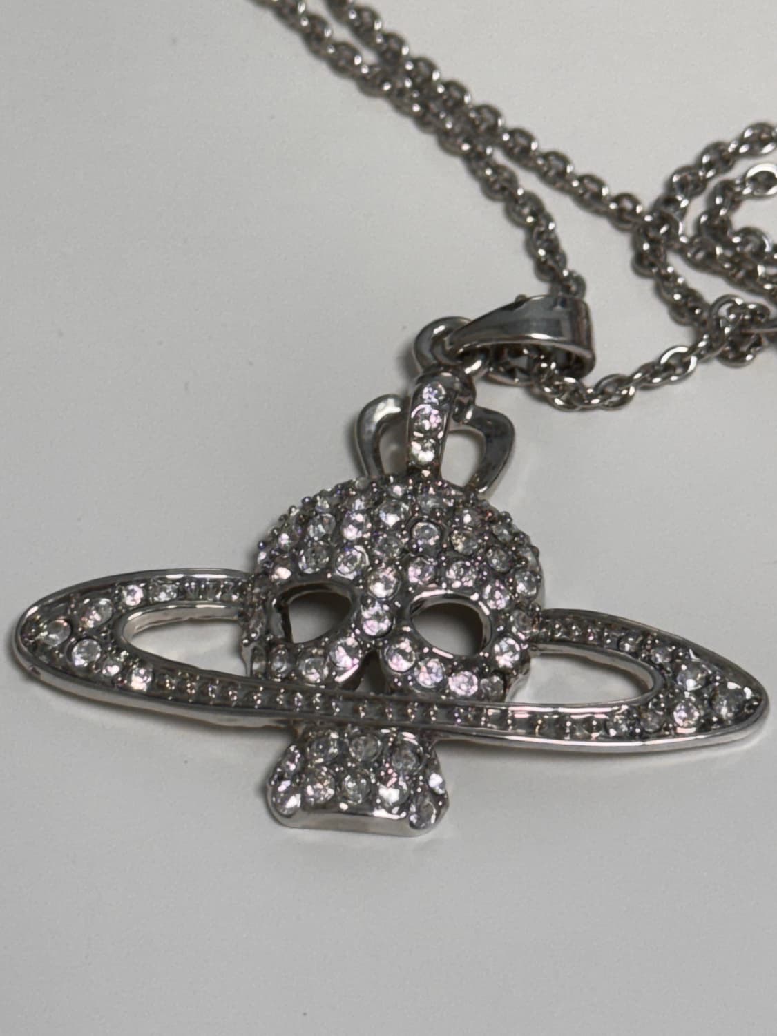 비비안웨스트우드 해골 레이어드 목걸이 스컬 십자가 necklace 상품이미지9