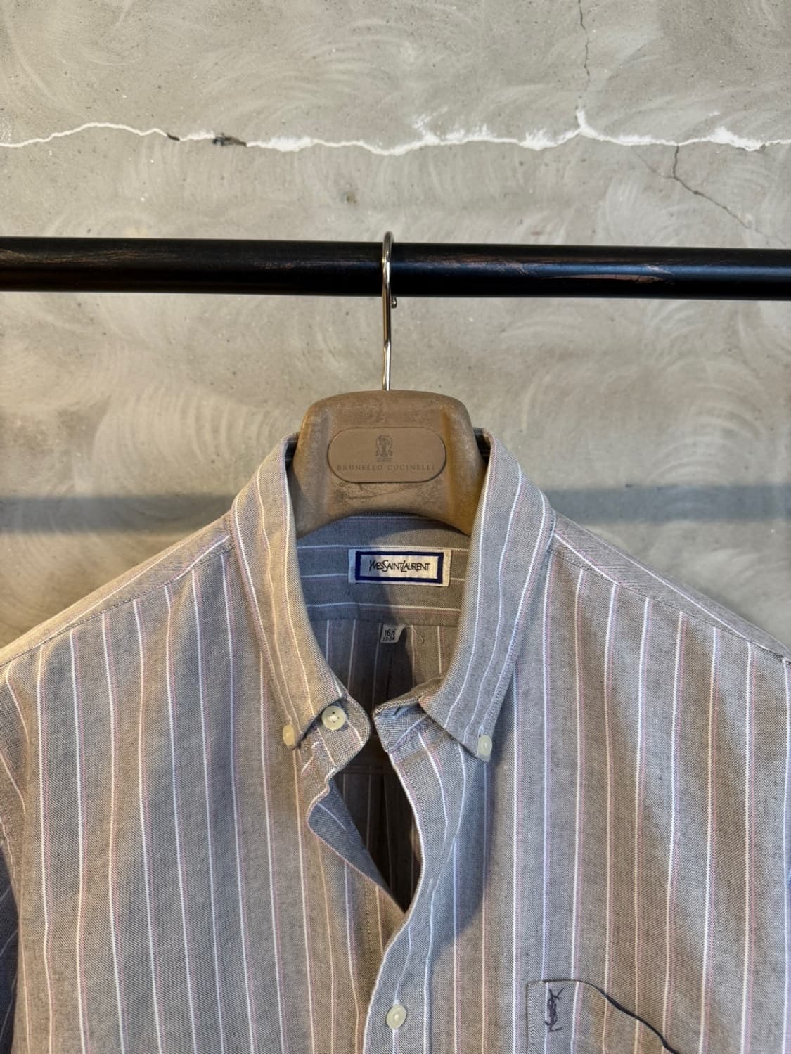 이브생로랑 버튼다운 셔츠 66~77 상품이미지3