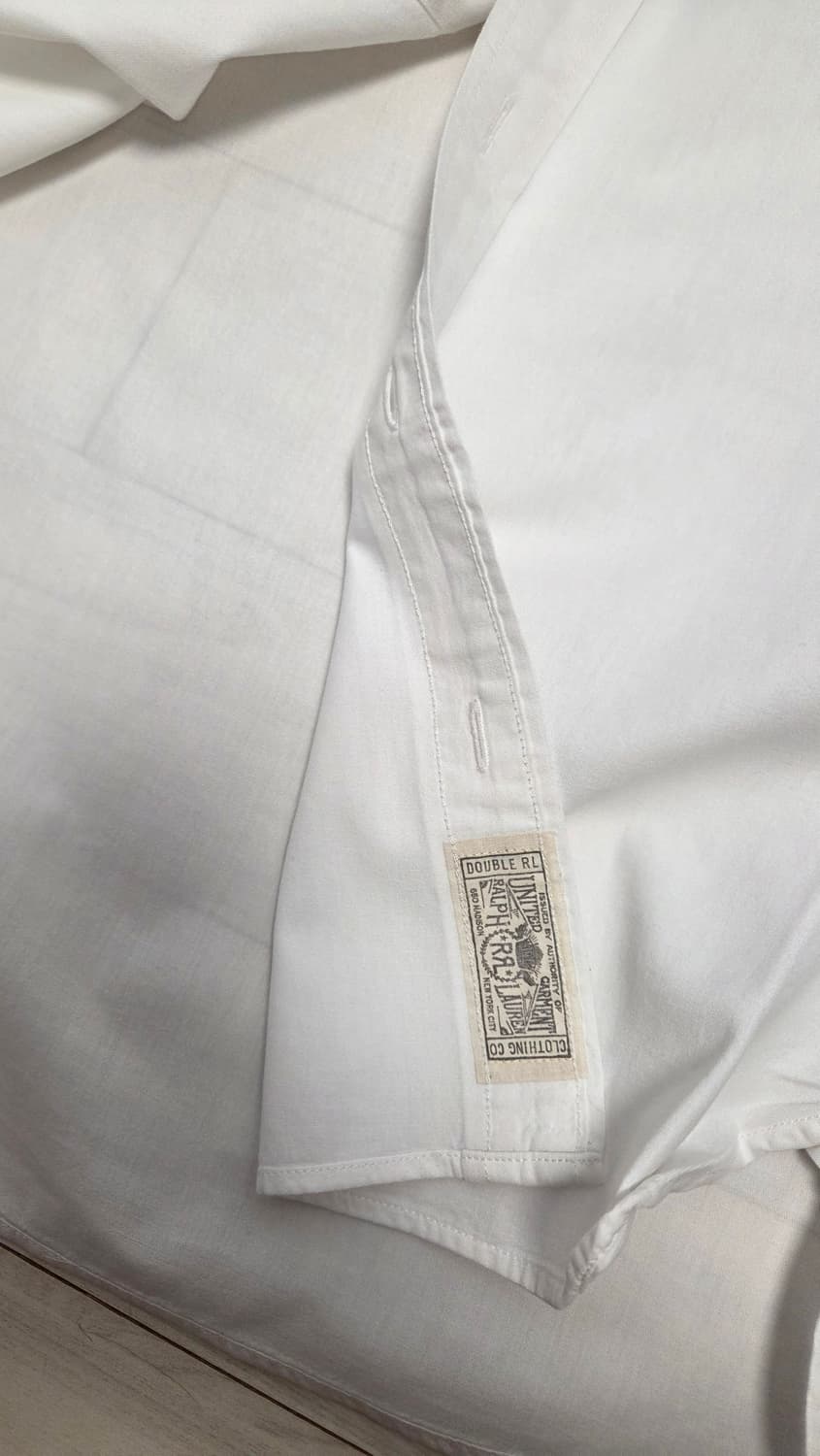 더블알엘 RRL 화이트 레일맨 워크셔츠 S 상품이미지3