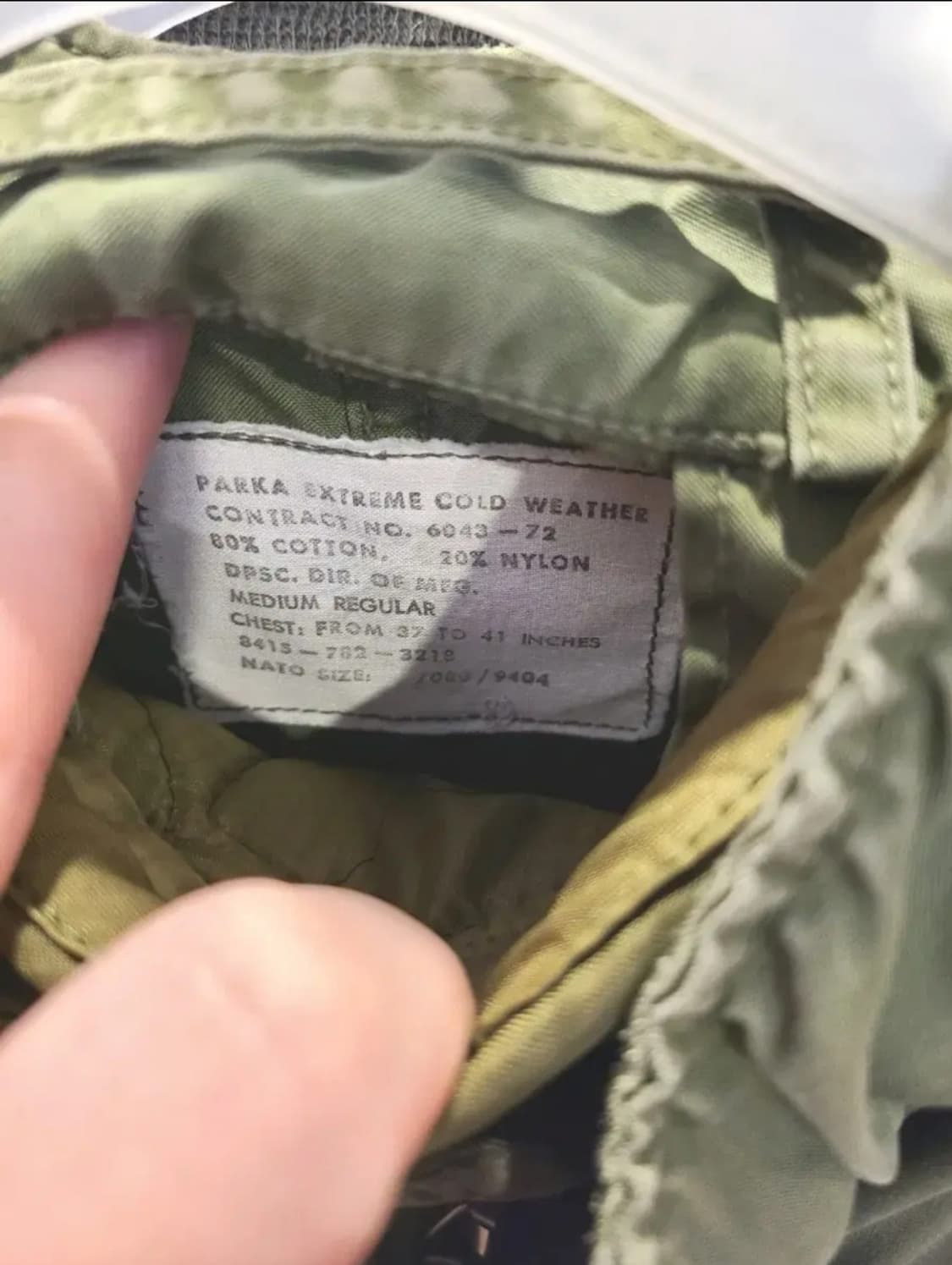 70년대 M65 피쉬테일파카 상품이미지4