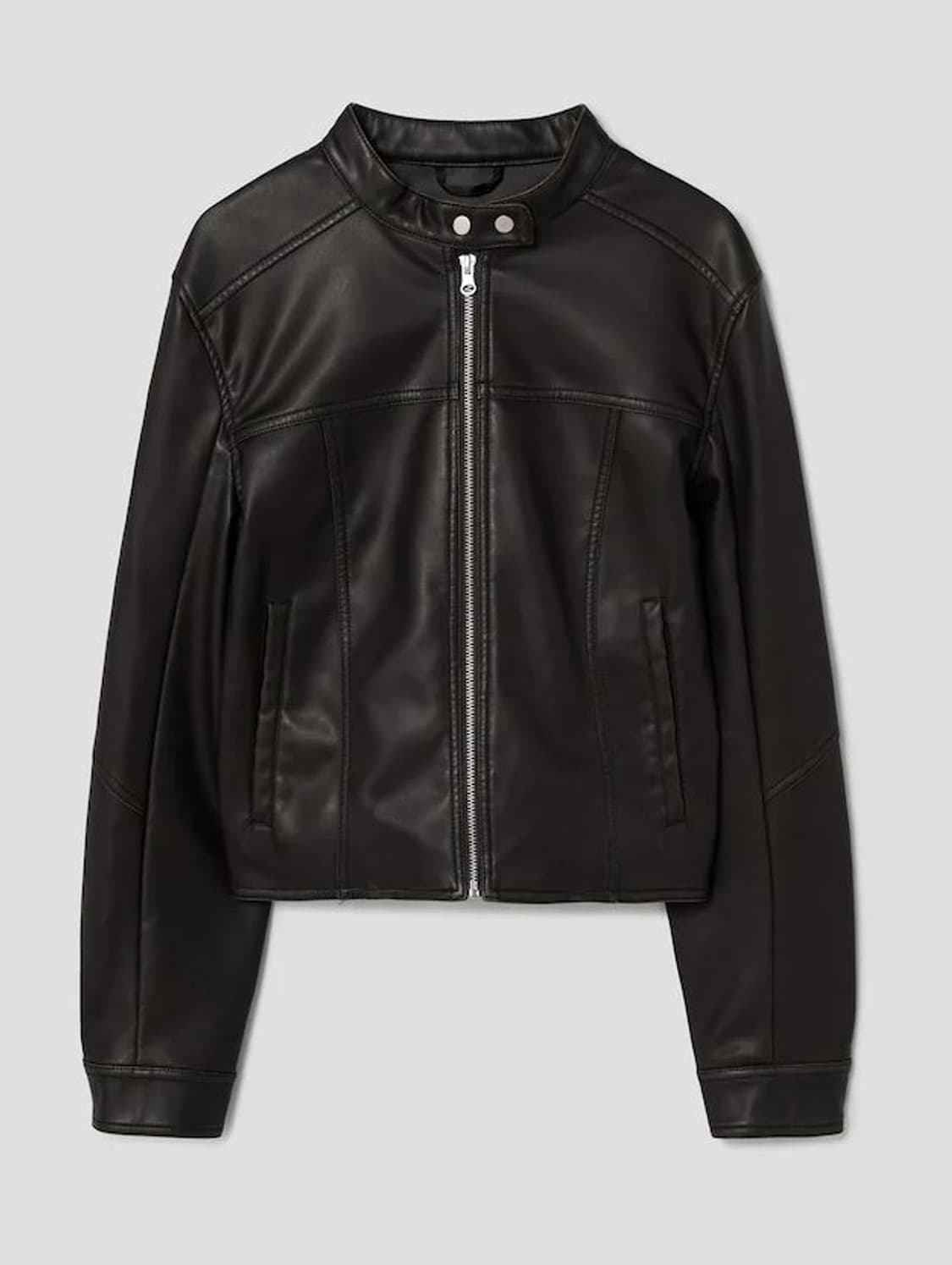 에잇세컨즈 빈티지 워싱 가죽자켓 (s) 상품이미지2