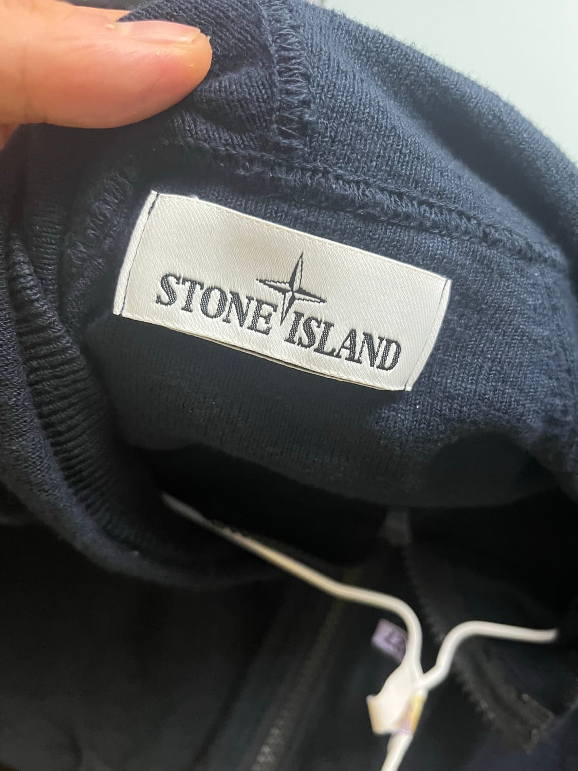 스톤아일랜드 니트 후드집업 Xl 상품이미지8