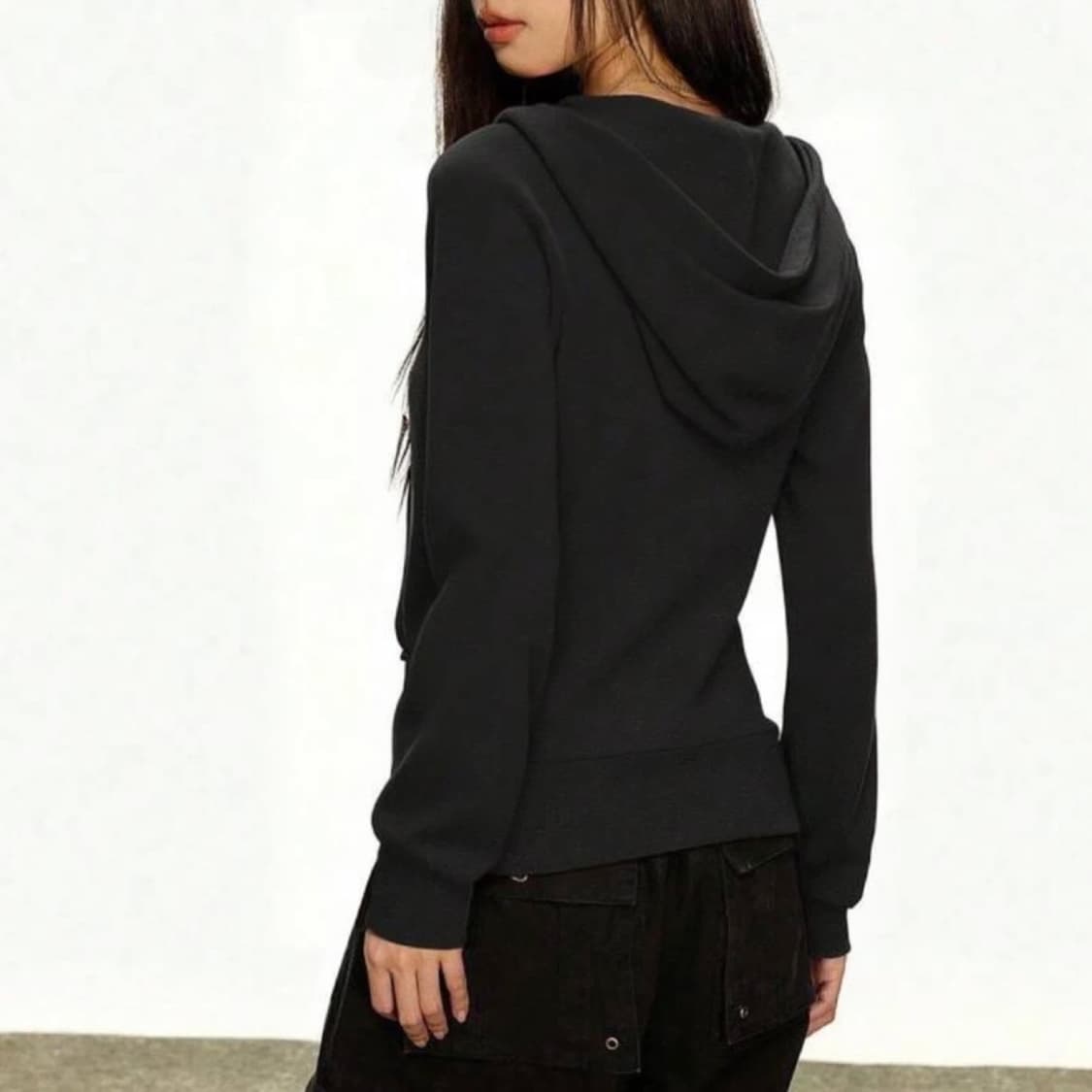 슬림핏 후드집업 상품이미지2