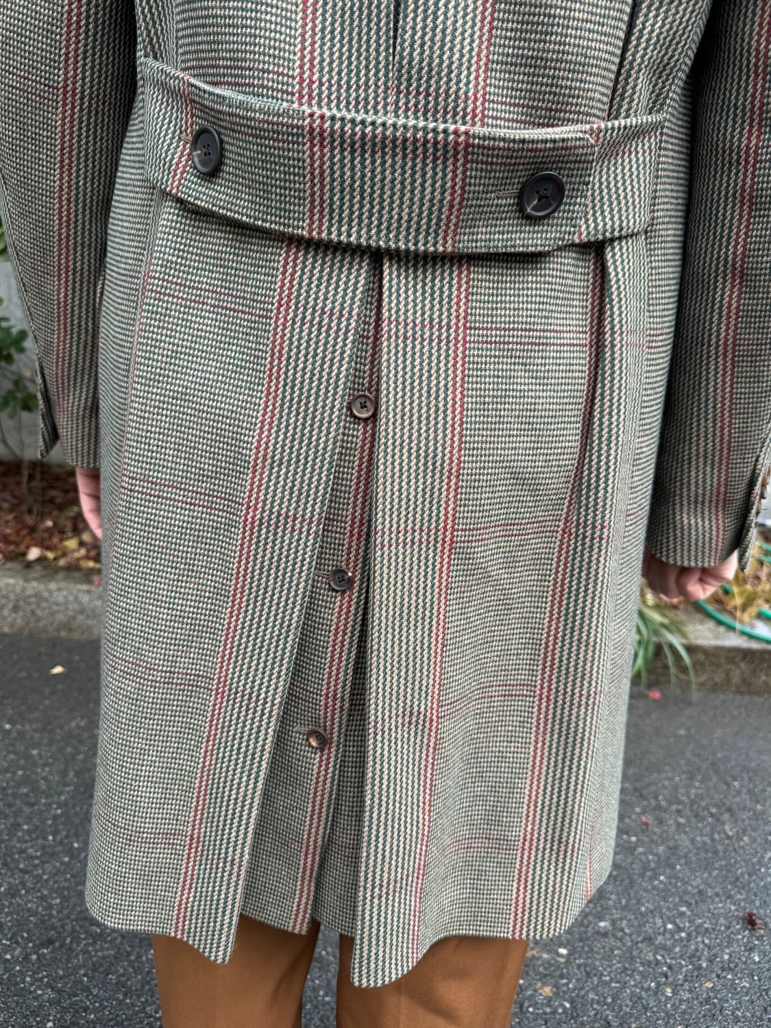 라르디니 Lardini 남성 체크 코트 52사이즈 상품이미지5