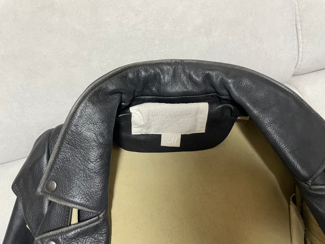 Margiela x hnm 고준희 라이더자켓(34size) 상품이미지4