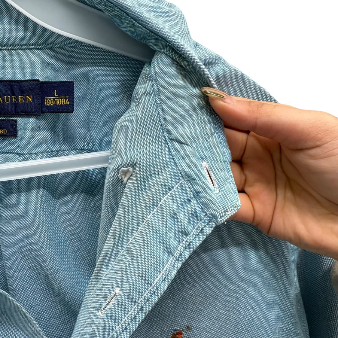 [L] 폴로 슬림핏 스카이 셔츠 상품이미지6