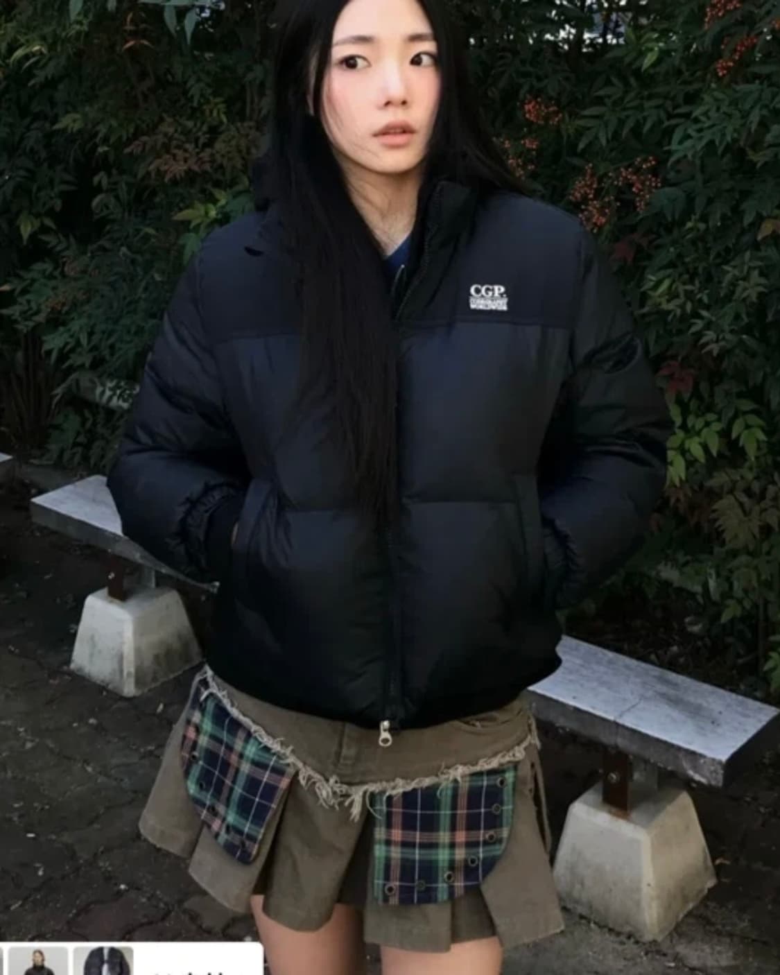 코드그라피 숏패딩 M (네고가능/ 택도 안뗀 새상품) 상품이미지5