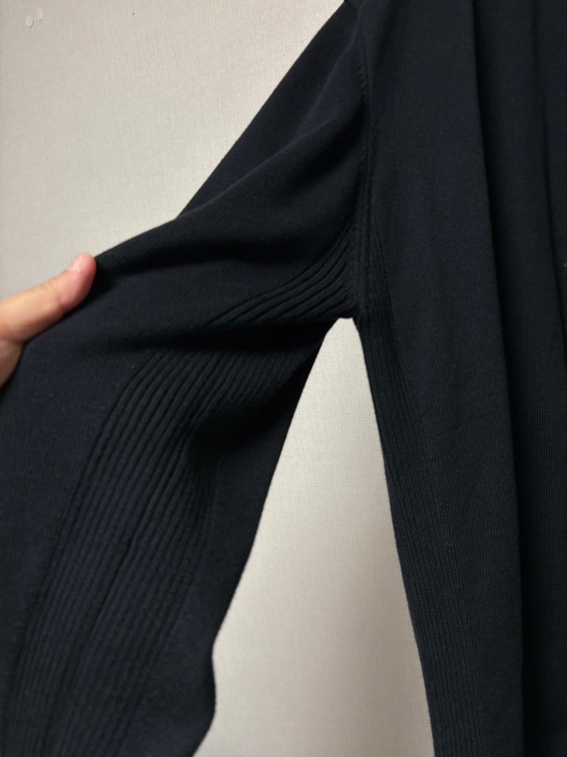 마시모두띠 니트 집업 투웨이 블랙 XL 상품이미지2