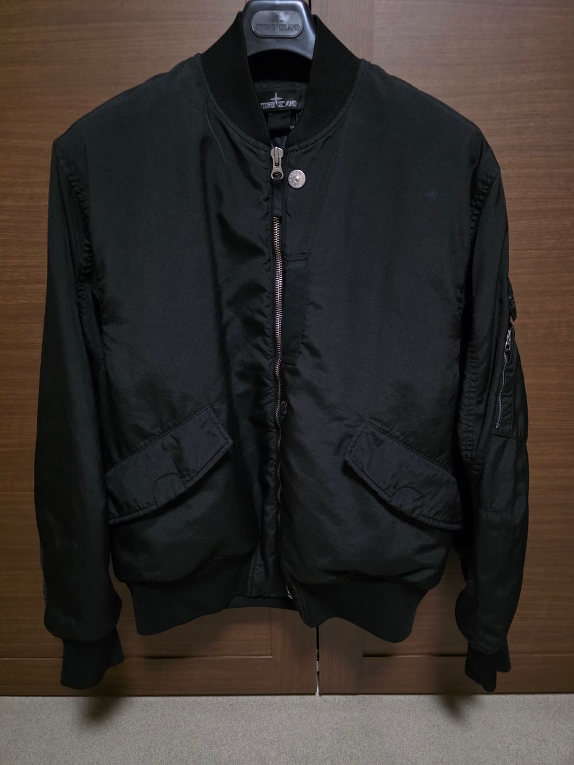 스톤아일랜드 쉐도우 봄버자켓 블랙 XL 상품이미지1