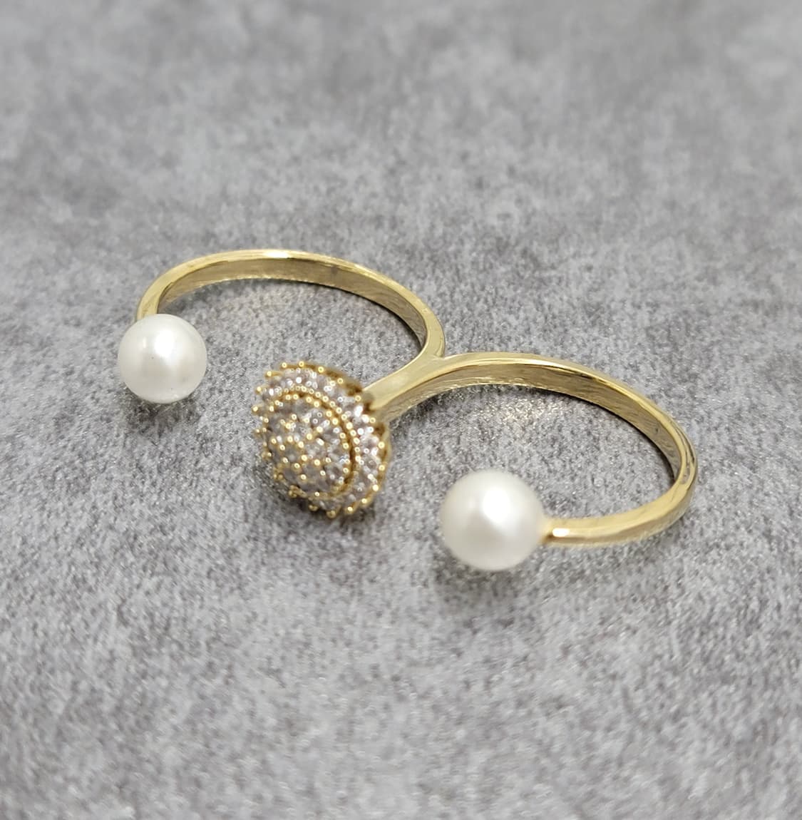 pave pearl ring 상품이미지3